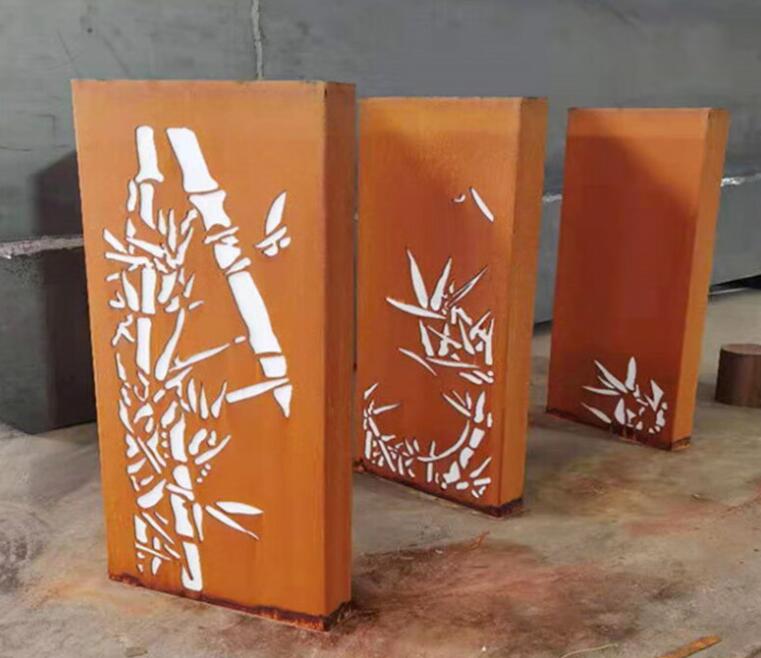 望江锈钢板灯箱